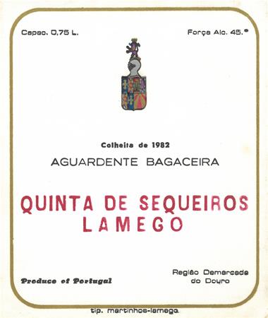 Aguardente Bagaceira Quinta de Sequeiros